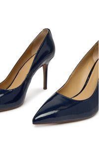 Lauren Ralph Lauren - LAUREN RALPH LAUREN Szpilki 802P10268001 Granatowy. Kolor: niebieski. Materiał: skóra, lakier. Obcas: na szpilce #6