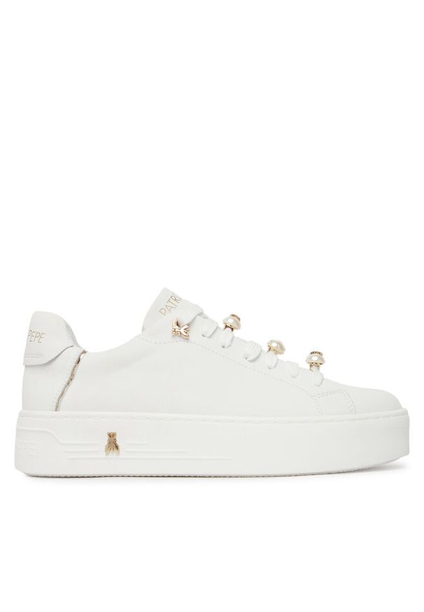 Sneakersy Patrizia Pepe. Kolor: biały