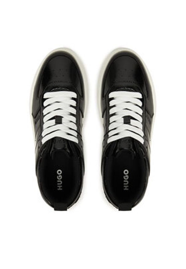 Hugo - HUGO Sneakersy Lyssa 50548151 Czarny. Kolor: czarny. Materiał: skóra