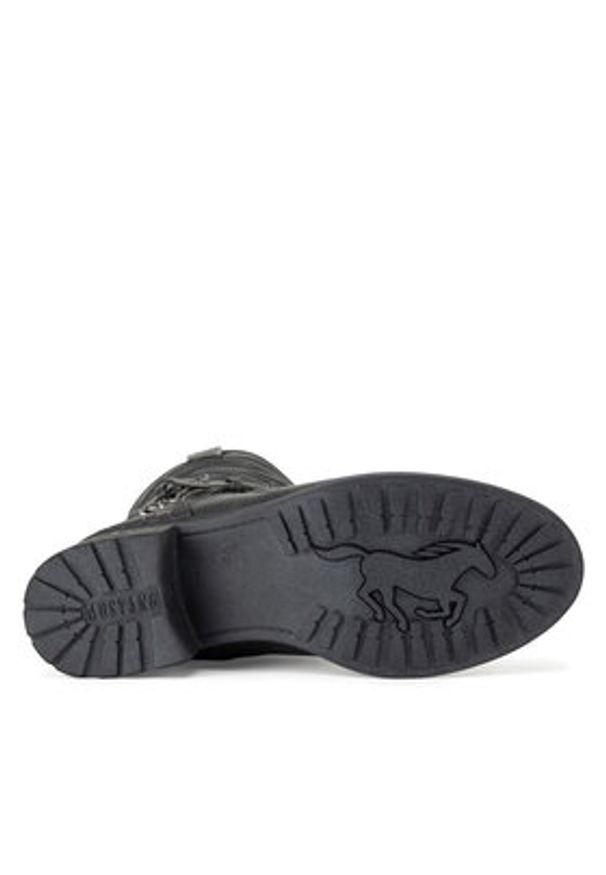 Mustang Kozaki 1229-605 Szary. Kolor: szary. Materiał: materiał