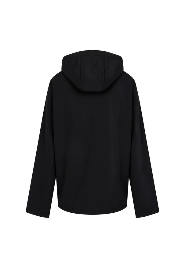 Regatta - Męska Dwuwarstwowa Kurtka Soft Shell Navigate Z Kapturem. Typ kołnierza: kaptur. Kolor: żółty, czarny, wielokolorowy, zielony. Sport: turystyka piesza