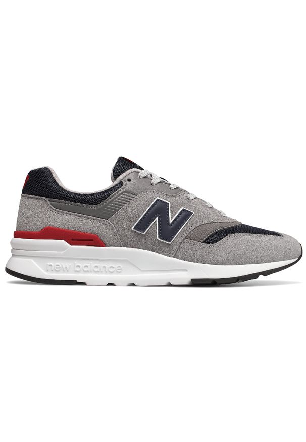 Buty New Balance CM997HCJ - szare. Okazja: na co dzień. Kolor: szary. Materiał: zamsz, materiał, syntetyk, skóra. Szerokość cholewki: normalna. Sezon: lato
