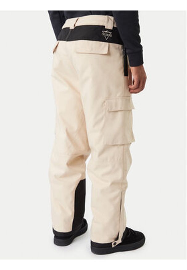 Guess Spodnie narciarskie M5BB77 WF182 Beżowy Regular Fit. Kolor: beżowy. Materiał: syntetyk. Sport: narciarstwo