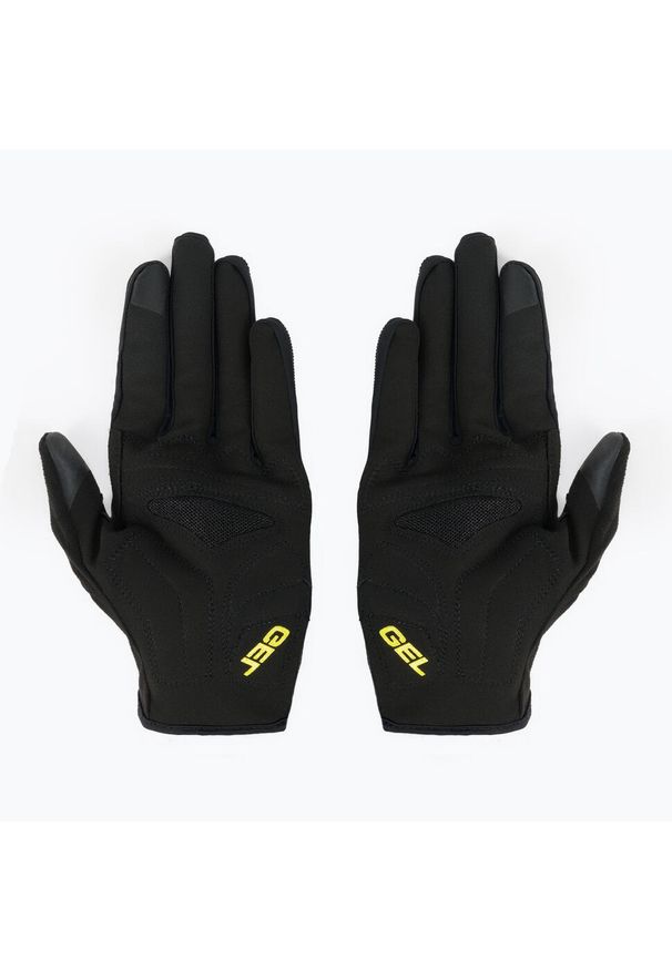 Rękawiczki rowerowe Ziener Clyo Touch Long black/lemon. Kolor: czarny, żółty, wielokolorowy. Sport: kolarstwo