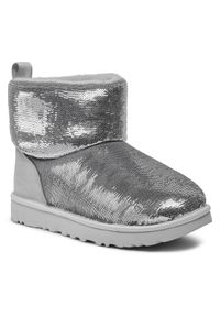 Ugg Śniegowce W Classic Mini Mirror Ball 1151291 Srebrny. Kolor: srebrny