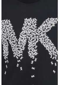 Michael Kors bluza męska kolor czarny z nadrukiem. Okazja: na co dzień. Kolor: czarny. Materiał: dzianina. Wzór: nadruk. Styl: casual