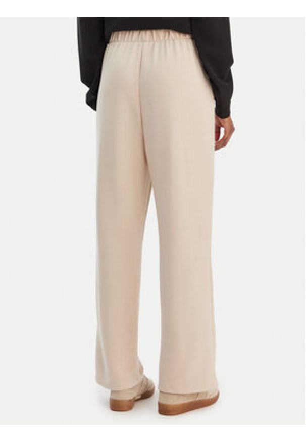 Vero Moda Spodnie materiałowe Hali 10339404 Beżowy Straight Fit. Kolor: beżowy. Materiał: wiskoza, syntetyk
