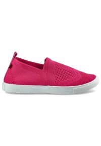 Big-Star - Różowe Tenisówki Damskie Big Star Sportowe Buty. Okazja: na co dzień. Kolor: różowy. Materiał: guma, dzianina. Szerokość cholewki: normalna. Styl: sportowy