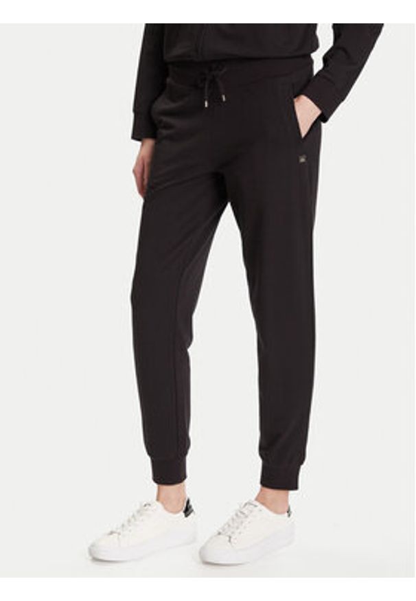 EA7 Emporio Armani Dres 7W000463 AF13135 UC001 Czarny Regular Fit. Kolor: czarny. Materiał: bawełna
