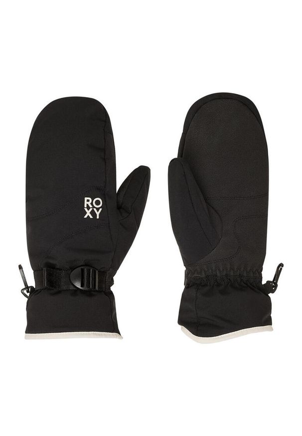 Roxy - Techniczne rękawice śnieżne damskie ROXY JETTY SOLID. Kolor: czarny. Sezon: zima. Sport: narciarstwo