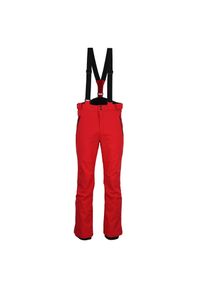 PEAK MOUNTAIN - Spodnie narciarskie softshell Peak Mountain Ceprim. Kolor: czerwony. Materiał: softshell. Sezon: zima. Sport: narciarstwo #1