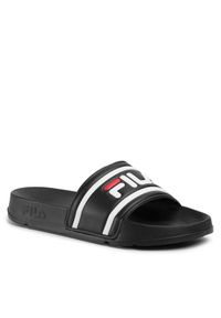 Fila Klapki Morro Bay Slipper 2.0 1010930.25Y Czarny. Kolor: czarny. Materiał: skóra