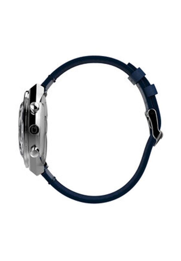 Timex Zegarek Q Diver Inspired Chronograph TW2Y36100 Granatowy. Kolor: niebieski