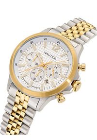 Nautica Zegarek Blueocean Chronograph NAPBOF408 Srebrny. Kolor: srebrny