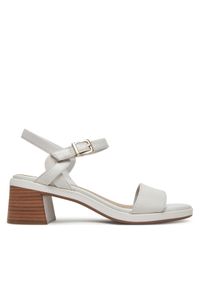 Clarks Sandały Jaylan Ray 26181660 Biały. Kolor: biały. Materiał: skóra