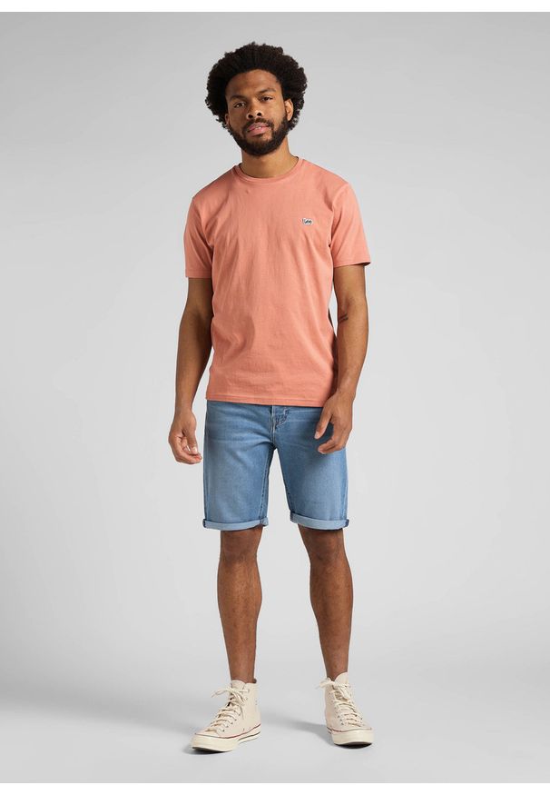 Lee - LEE 5 PKT SHORT MĘSKIE SZORTY KRÓTKIE SPODENKI JEANSOWE MID NELSON L73EMGLZ 112145566. Materiał: jeans. Długość: krótkie