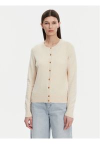 GAP - Gap Kardigan 443176-56 Beżowy Regular Fit. Kolor: beżowy. Materiał: bawełna #1