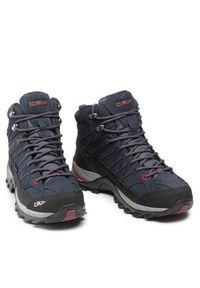 CMP Trekkingi Rigel Mid Trekking Shoes Wp 3Q12947 Granatowy. Kolor: niebieski. Materiał: skóra, zamsz. Sport: turystyka piesza #7