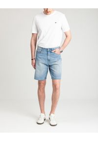 MARCUS - Męskie Spodenki Jeansowe Marcus Justin 2236 Shorts Light Blue Snow 2-7000166. Materiał: jeans #8