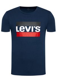 Levi's® T-Shirt Sportswear Graphic Tee 39636-0003 Granatowy Regular Fit. Kolor: niebieski. Materiał: bawełna