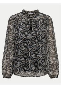 only - ONLY Bluzka Ditsy 15229700 Czarny Regular Fit. Kolor: czarny. Materiał: syntetyk #5