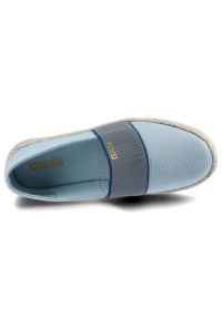 Big-Star - Niebieskie Espadryle Big Star Lekkie Damskie Buty. Okazja: na co dzień, na spacer. Zapięcie: pasek. Kolor: niebieski. Materiał: materiał. Sezon: lato. Styl: casual, klasyczny, wakacyjny #6