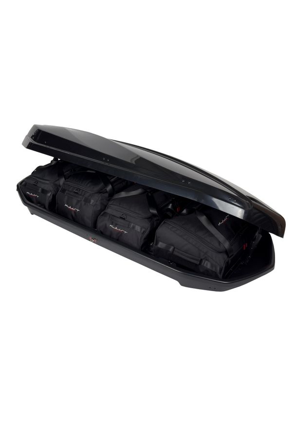 KJUST - Torby Do Boksu Dachowego Junior Strike 440 4Szt Kjust. Kolor: czarny. Styl: sportowy