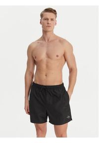 Calvin Klein Swimwear Szorty kąpielowe LV00N61045 Czarny Regular Fit. Kolor: czarny. Materiał: syntetyk #3