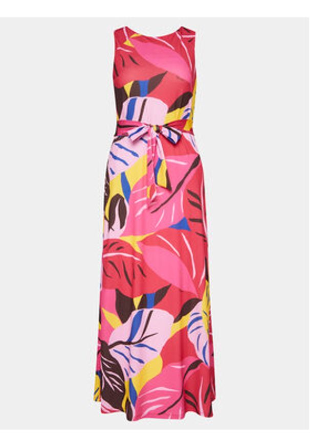 Marella Sukienka codzienna Eracle 2413621054 Różowy Regular Fit. Okazja: na co dzień. Kolor: różowy. Materiał: syntetyk. Typ sukienki: proste. Styl: casual