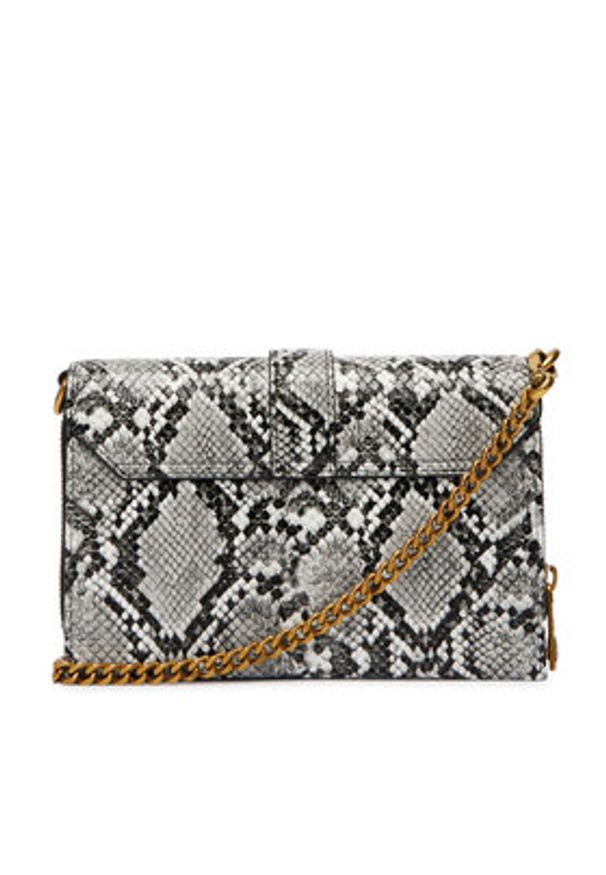 Just Cavalli Torebka 80RA5PL6 ZSD84 Szary. Kolor: szary. Materiał: skórzane