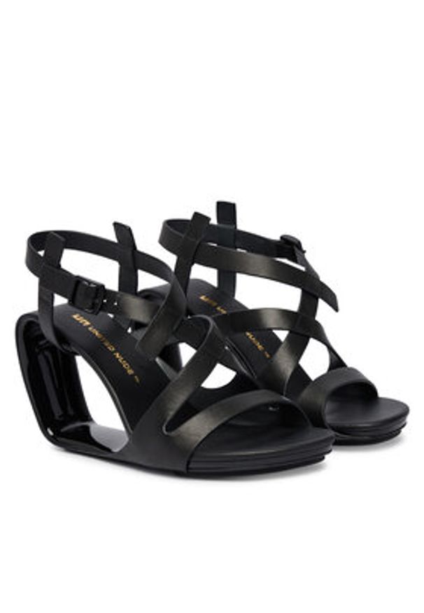 United Nude Sandały Mobius Straps Hi 109970116 Czarny. Kolor: czarny. Materiał: skóra