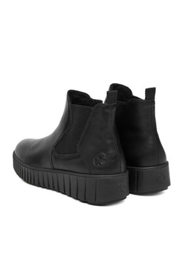Rieker Botki CEO-Y6151-00 Czarny. Kolor: czarny. Materiał: materiał, syntetyk