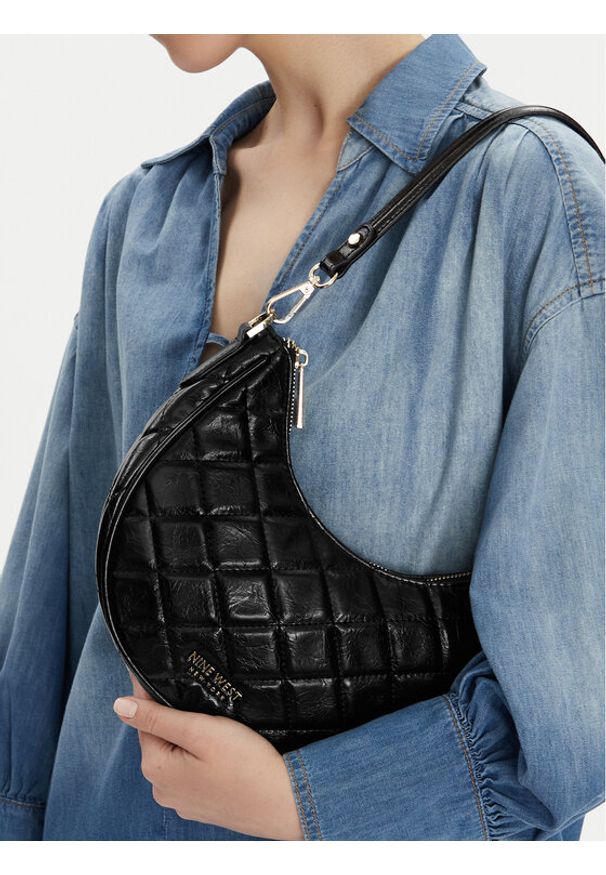 Nine West Torebka CEO-ROSE-LA374-4068 Czarny. Kolor: czarny