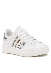 Patrizia Pepe Sneakersy PJ204.10 M Biały. Kolor: biały. Materiał: skóra #4