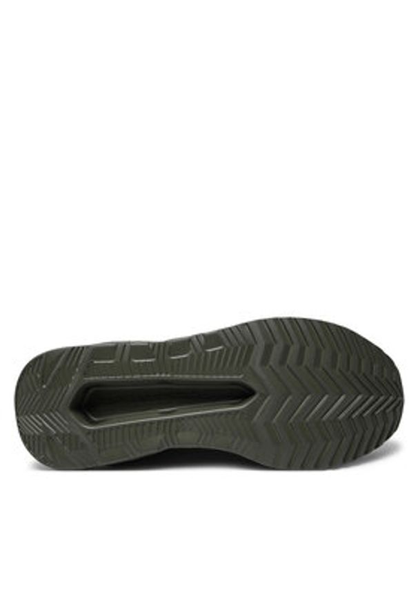 Karl Lagerfeld - KARL LAGERFELD Sneakersy KL54616 Khaki. Kolor: brązowy. Materiał: materiał