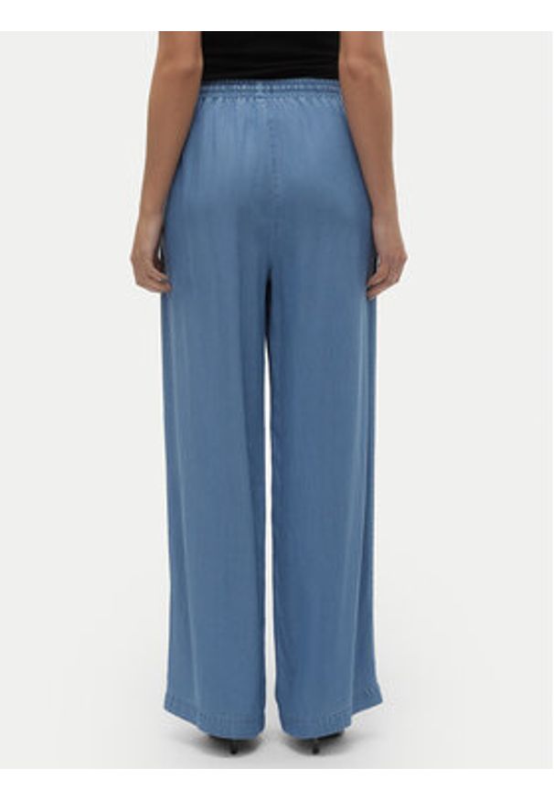Vero Moda Spodnie materiałowe Bree 10304898 Niebieski Loose Fit. Kolor: niebieski. Materiał: lyocell
