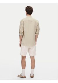Selected Homme Koszula New Linen 16079054 Beżowy Regular Fit. Kolor: beżowy. Materiał: bawełna #4