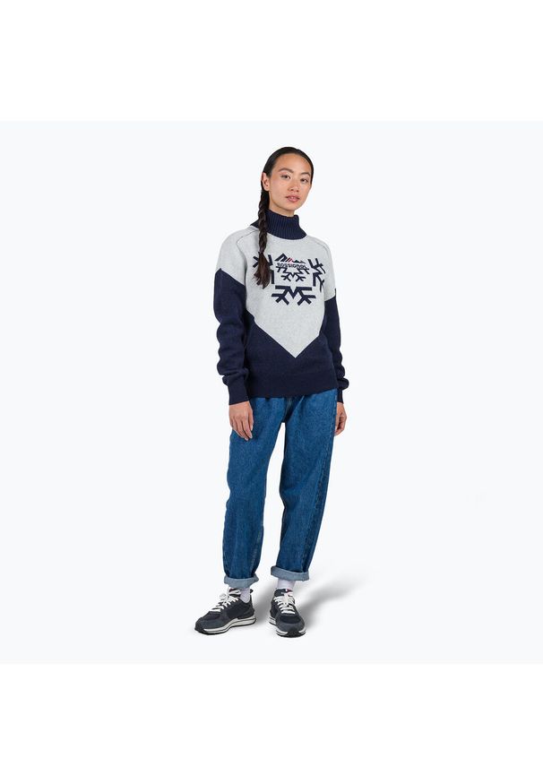 Sweter damski Rossignol Cieloalto Tn. Kolor: niebieski. Sport: turystyka piesza