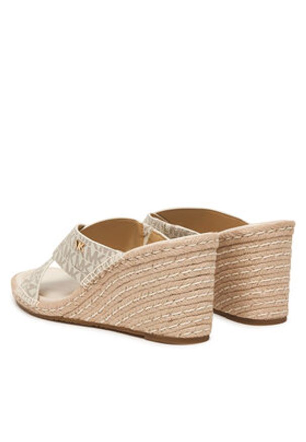 MICHAEL Michael Kors Espadryle Kenzie 40R6KZMS1B Kremowy. Kolor: kremowy. Materiał: skóra