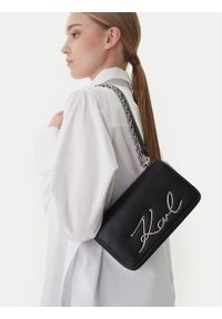Karl Lagerfeld - KARL LAGERFELD Torebka B1W30046 Czarny. Kolor: czarny. Materiał: skórzane #1