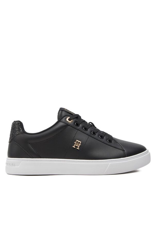 TOMMY HILFIGER - Tommy Hilfiger Sneakersy Elevated Essent Sneaker Monogram FW0FW07999 Czarny. Kolor: czarny