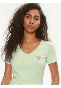 Guess T-Shirt W2YI45 J1314 Zielony Slim Fit. Kolor: zielony. Materiał: bawełna #3
