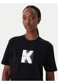 Karl Lagerfeld Jeans T-Shirt B1W17055 Czarny Relaxed Fit. Kolor: czarny. Materiał: bawełna #2