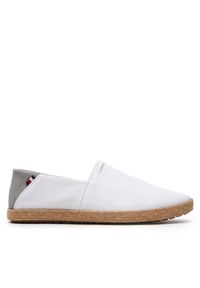 TOMMY HILFIGER - Tommy Hilfiger Espadryle Hilfiger Espadrille Core Textile FM0FM04981 Beżowy. Kolor: beżowy #1