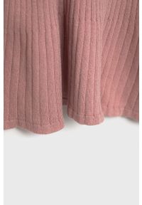 United Colors of Benetton Sweter dziecięcy kolor różowy. Kolor: różowy. Materiał: dzianina #2