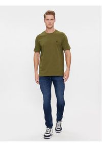 TOMMY HILFIGER - Tommy Hilfiger T-Shirt Small Imd MW0MW30054 Zielony Regular Fit. Kolor: zielony. Materiał: bawełna #3