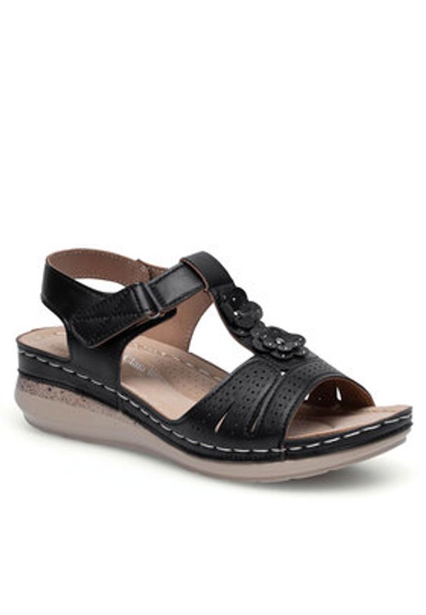Clara Barson Sandały WYL0510-20 Czarny. Kolor: czarny. Materiał: syntetyk
