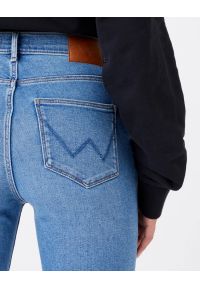 Wrangler - WRANGLER HIGH RISE SKINNY DAMSKIE SPODNIE JEANSOWE JEANSY RIVER W27H4741G 112145956