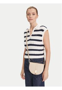 TOMMY HILFIGER - Tommy Hilfiger Torebka Th Heritage Saddle Bag AW0AW17164 Écru. Materiał: skórzane #5