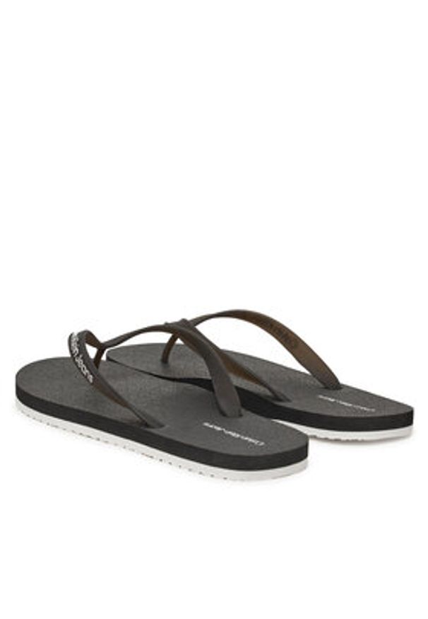 Calvin Klein Jeans Japonki Thong+ Tpu YM0YM01265 Czarny. Kolor: czarny